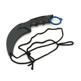 Ніж складний Defense Blue, ручка пластик + карбон, довжина 188 мм, 165 гр, Box
