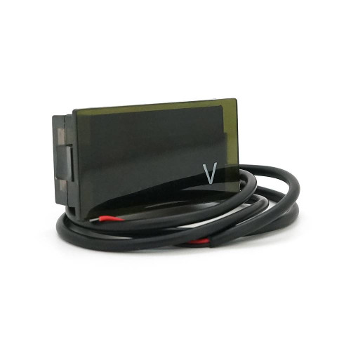 Цифровий вольтметр DY-G, діапазон вимірювань 12-24V, 49x18x26 mm, Green