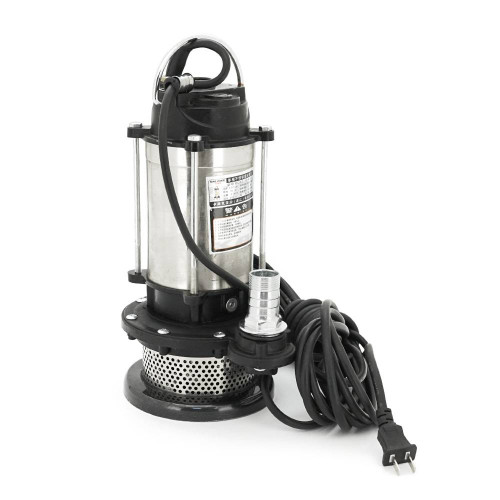 Занурювальний насос, 550W, 220V, до 2 м³/год, підйом до 13м, 25мм, нержавіюча сталь, 375х195х200мм, 4,380кг + перехідник
