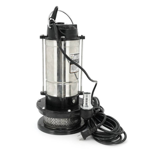 Занурювальний насос, 1800W, 220V, до 5 м³/год, підйом до 32 м, 25мм, нержавіюча сталь, 390х220х240 мм, 9.554 кг. + перехідник
