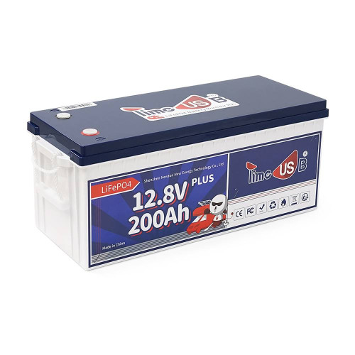 Акумуляторна батарея LiFePO4 Timeusb 12.8V 200Ah Plus, 2560Wh, BMS 200A, 532*207*216мм