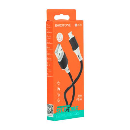 Кабель Borofone BX79, USB-Micro, 2.4A, довжина 1м, Black, BOX