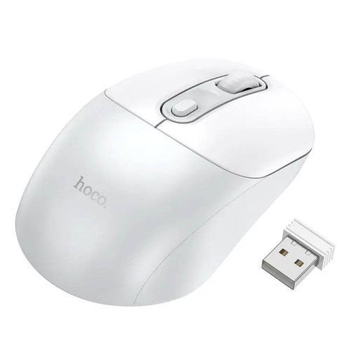 Миша бездротова HOCO GM28, 1600DPI, 2.4GHZ, White, Blister