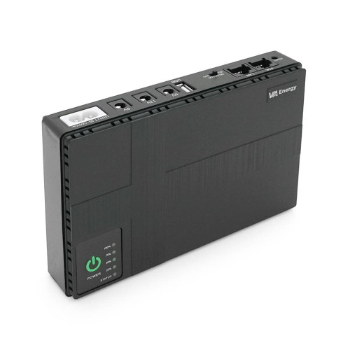 Портативне джерело живлення Mini UPS VIA Energy 3.0, ємність (12000мА • год), потужність 36Вт * год, 0,52 кг, 160x40x180 мм