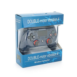 Геймпад Brazzers S8-P бездротовий для PS4 Wireless DOUBLE-motor vibration 4, роз'єм для навушників, LED light bar, Dark blue, 3.7V, 600mAh, Blister-box