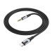 Кабель Borofone BL19 DC3.5 (тато) =>Type-C (тато), круглий, 1м, Black, Box