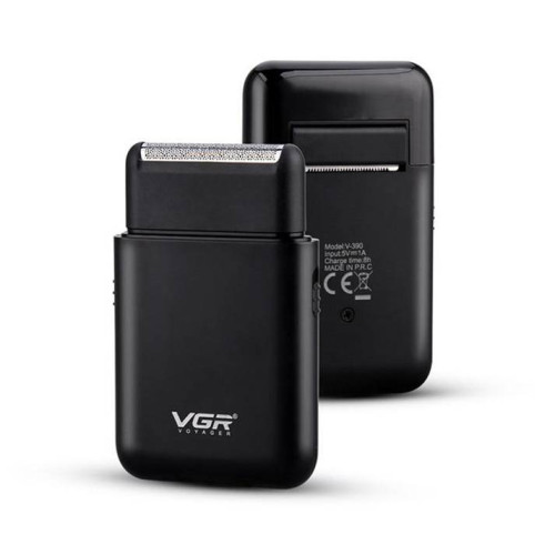 Електробритва VGR V-390 BLACK, шейвер, висувний триммер, Box