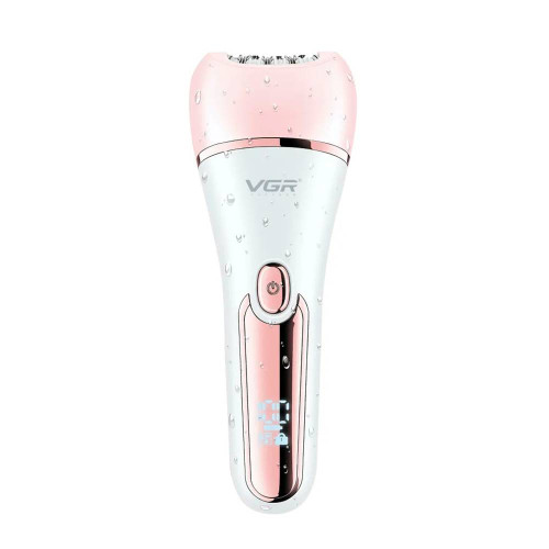 Епілятор VGR 6 в 1 V-733 PINK, 12 насадок, IPX7, LED display, Box
