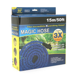 Шланг Садовий KY-150G, 5-15м/50ft, + розпилювач, насадка на кран,Green, Box