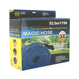 Шланг садовий KY-520G, 17.5-52.5м/175ft, + розпилювач, насадка на кран, Green, Box