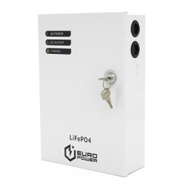 ДБЖ 12V/3A EuroPower EP-UPS-1203HC(M), під акб LiFePO4 -12V/7А, струм заряду - 14,4V - 2А, метал, 265x195x75 mm