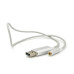 Перехідник для навушників VegGieg V-K202 USB2.0(M)-Jack3.5(F), Silver, Box