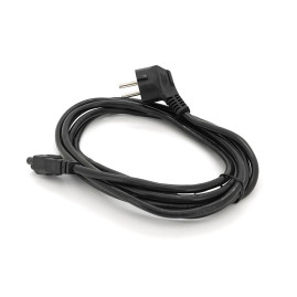 Кабель живлення Schuko PC-186 CEE7/7-IEC C5, 3.0M, 1.0mm, для ноутбука, OEM Q150