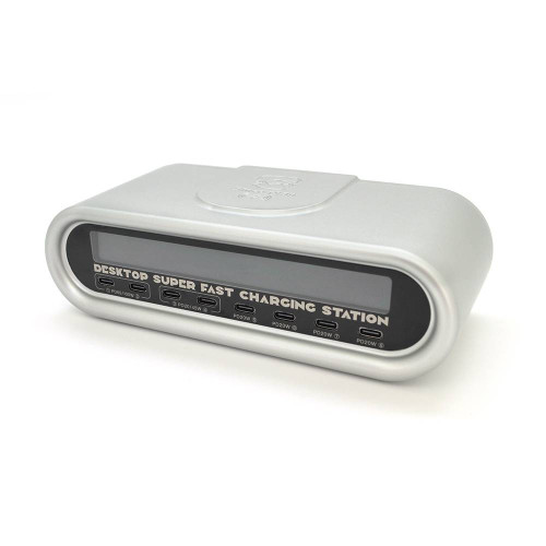 Зарядні станція з цифровою індикацією MECHANIC E-Power Max, 4*PD3.1-5В3А,9В2.2A,12В1.67А,20В5А, 4*PD3.1-5В3А,9В2.2A,12В1.67,.220V/240W. 150*100*100mm