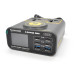 Зарядні станція з цифровою індикацією MECHANIC S-Power Pro, 4*PD3.1-30W, 2*QC3.0-15W,Wireless Charging, 2*Socket, 220V/135W. 131*125*47mm