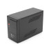 ДБЖ Ritar E-RTM-LI-550 (330W), LED, AVR, 3st, 2xSCHUKO socket, АКБ LiFePO4x12V92Wh, metal Case (210*85*140)1,9кг (300*278*440)