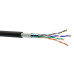 Кабель Одескабель КГПВсЕО-ВП (100) 4*2*AWG25/7 SF/UTP-cat.5E patch), CU, спеціальний компаунд на основі PVC, подвiйний екран. багатожильний, 305м.