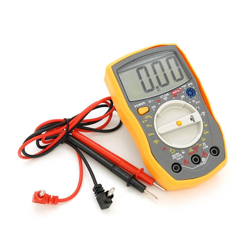 Мультиметр HAOYUE DT-33B Вимірювання: V (AC/DC), A (AC/DC), Ω. Функції: продзвонювання, тест діодів.