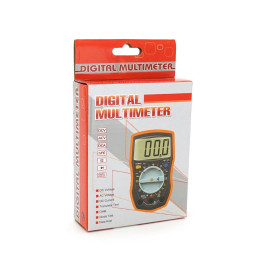Мультиметр HAOYUE DT-33D Вимірювання: V (AC/DC), A (AC/DC), Ω, hFE, продзвонювання. Функції: тест діодів, підсвічування.