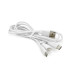 Кабель HOCO X1 USB-1 3 in 1 Micro/Iphone/Type-C, 2A, довжина 1м, White, Box