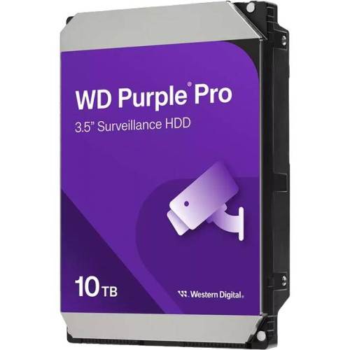 Жорсткий диск 3.5" WD102PURP, 10 ТБ, SATA 3, 7200 об/хв
