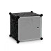 Шафа пластикова Storage Cabinet MP-39-61, 110x110x37 см, Black, Box
