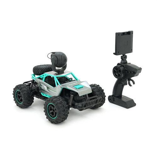 Дитяча машинка YT41594 на радіокеруванні+камера 720P, Black/Green, Box