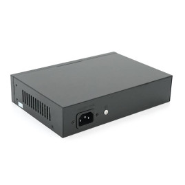 POE комутатор гігабітний Merlion 6 POE 10/100/1000 + 2 RJ45 10/100/1000 вбудований блок живлення 52V 2.3A