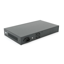 POE комутатор гігабітний Merlion 16 POE 10/100/1000 + 2 RJ45 10/100/1000 вбудований блок живлення 52V 4.8A