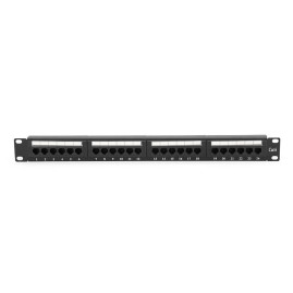 Патч-панель RITAR 24 порти UTP DUAL кат 6 19 "1U НЕ екранована чорна Q25