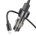 Набір АЗУ 12-24V HOCO NZ12 + кабель Micro, 2xUSB, 36W, кабель 1м, Black, Box