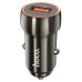 Набір АЗУ 12-24V HOCO Z46 + кабель Type-C, 1xUSB, 18W, кабель 1м, Black, Box