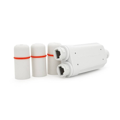 POE подовжувач-дільник RITAR 1/2 IP67 ( 1 Вх -2 Вих, 100Mpbs POE ) 44-57V- 24W, водонепроникний, White