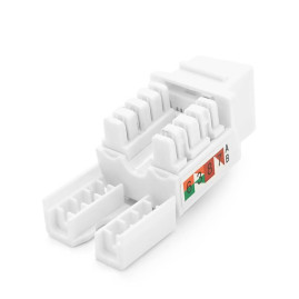 Модуль широкий Keystone Jack RJ-45 кат.5E UTP, 17,0 мм, Q50