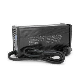 Зарядний пристрій Jinyi для акумуляторів LiFePo4 72V(87,6V),24S,18A,штекер Triangle plug (T-tipe/IEC/C13 N+L-), з індикацією,BOX