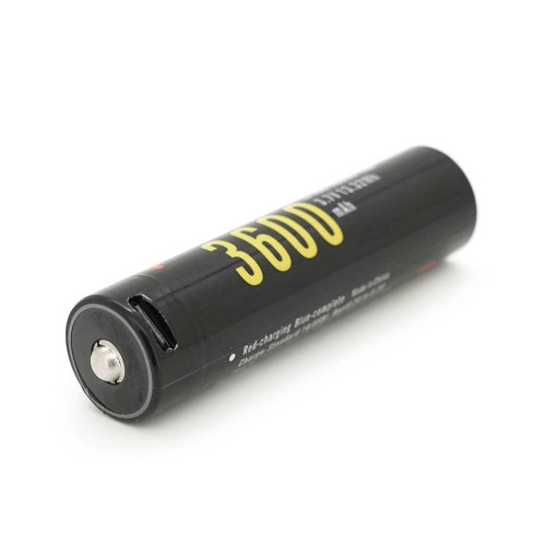 Акумулятор 18650 Li-Ion Soshine 18650USB-3.7-3600, USB-C, 3600mAh, 4.5A, 4.2/3.6/2.75V, Black