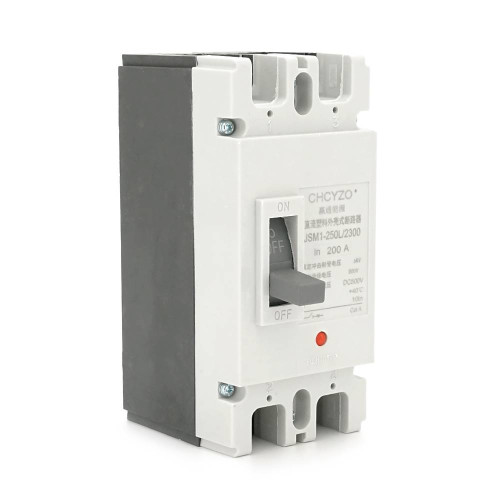 Двополюсний автомат постійного струму CHCYZO JSM1-250L/2300, 200A, DC500-800V, 6kA