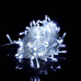 Гірлянда 100LED (Діод) White, 10 метрів, 8 режимів, прозора ізоляція