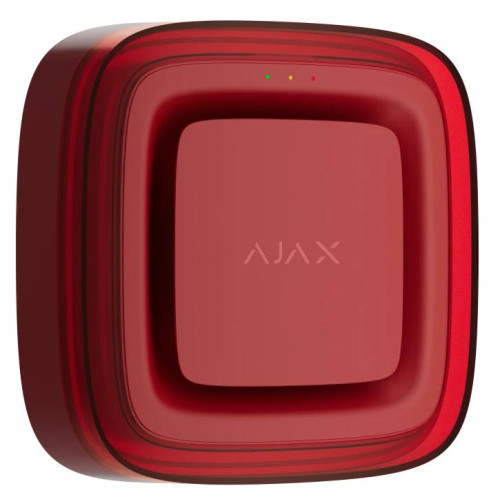 Бездротовий світловий адресний пожежний сповіщувач Ajax EN54 FireProtect (VAD) Jeweller Red