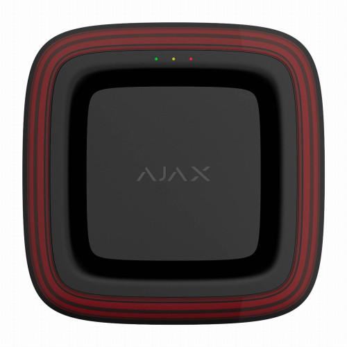 Бездротовий світлозвуковий адресний пожежний сповіщувач Ajax EN54 FireProtect (Sounder/VAD) Jeweller Black