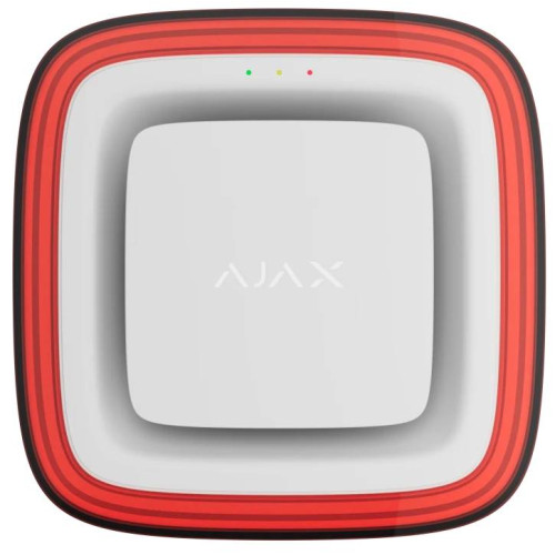 Бездротовий світлозвуковий адресний пожежний сповіщувач Ajax EN54 FireProtect (Sounder/VAD) Jeweller White