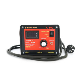 Пуско-зарядне ЗУ для LiFePO4 акумуляторів PZU А-100 12V (20-1000Ah) (MF, AGM, GEL, CA/CA, LiFePO4) 100А, 160-245V