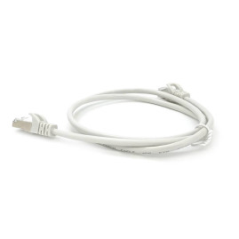 Патч-корд литий MERLION, FTP, RJ45, Cat.5e, 1m, сірий, CCA, Q200