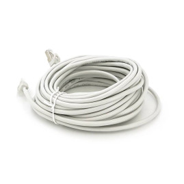 Патч-корд литий MERLION, FTP, RJ45, Cat.5e, 10m, сірий, CCA, Q200