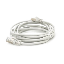 Патч-корд литий MERLION, FTP, RJ45, Cat.5e, 3m, сірий, CU, Q200