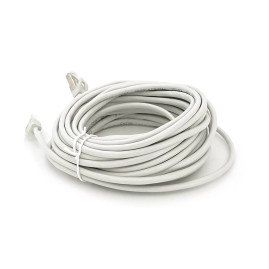 Патч-корд литий MERLION, FTP, RJ45, Cat.5e, 10m, сірий, CU, Q200