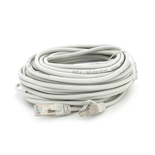 Патч-корд литий MERLION, FTP, RJ45, Cat.5e, 15m, сірий, CU, Q200