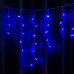 Гірлянда 150LED Штора Blue, мідний провід, 5 x 0,7 метра, прозора ізоляція, BOX
