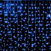 Гірлянда 120LED Штора Blue, мідний провід, 4 x 0,6 метра, прозора ізоляція, BOX