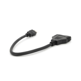 Розгалужувач HDMI 1=>2 порти, 1080P, кабель 30см, OEM